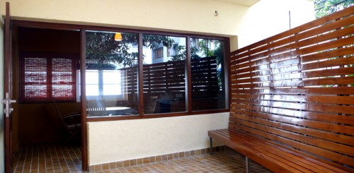 Thapar Residence Outdoor patio.
